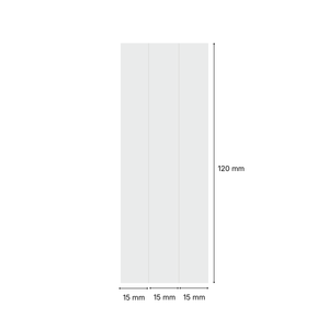 Transparenta etiketter - 15 x 120 mm (225-pack)