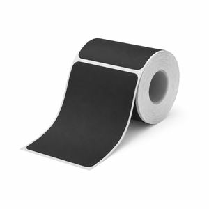 Labels matt black - 50 x 70 mm (100-pack)