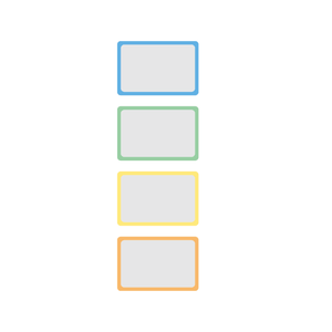 Niimbot Etikettrulle - Färgglad, 45 x 30, 230 st - LabelMate