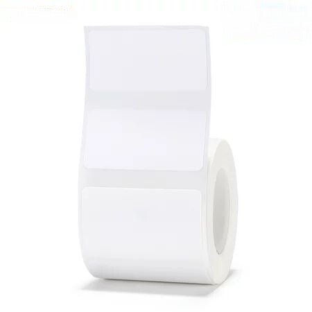 Niimbot Etikettrulle - Vita Etiketter 40 x 20 mm, 320 st - LabelMate