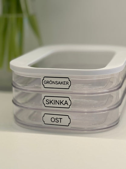 Niimbot Etikettrulle - Vita Etiketter 40 x 20 mm, 320 st - LabelMate