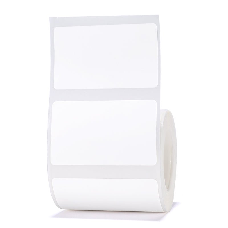 Vita etiketter i storlek 5x3 cm niimbot